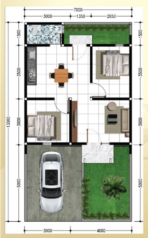 Layout Tipe 50